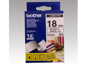 Brother 18 mm-Etikettenband, schwarz auf weiß