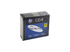 HP 700MB, 52x CD-R disk, tanka futrola