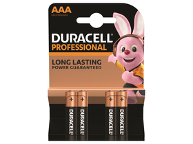 Duracell Professional AAA elem, 4 db