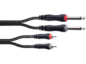 CORDIAL EU 3 PC 3 m, 2 X RCA / 2X jack 6,3 mm mono  kabel