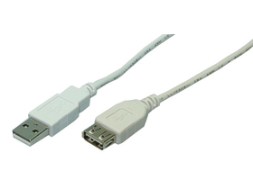 LogiLink USB kabel, USB 2.0,muški-ženski, crni, 5m