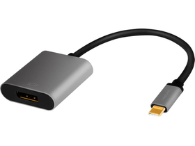 Logilink USB 3.2 Gen1 Type-C adaptér, C/M DP/F, 4K, alu, 0,15 m