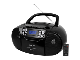 Sencor SPT 3907 B portables Bluetooth CD-Player und Radio MP3/SD/USB/AUX