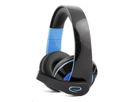 Esperanza Condor stereo gamer sluchátka s mikrofonem, modrá