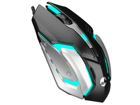 Everest Mouse - SM-G72 (1200 DPI, 4 Tasten, 1,5 m Kabel, optisch, schwarz, RGB-LED)