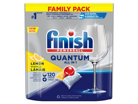 Finish Quantum All in 1 Geschirrspüler Kapseln, Lemon, 120 Kapseln