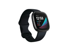 Fitbit Sense Smartwatch, Carbon/Graphit, Stahl