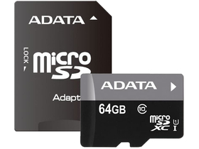 Adata microSDHC 64GB + Adapter UHS-I CLASS 10 memorijska kartica