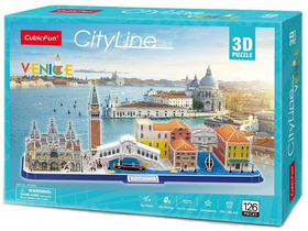 Cubic Fun 3D Puzzle City Line Velence 699, 126-teilig