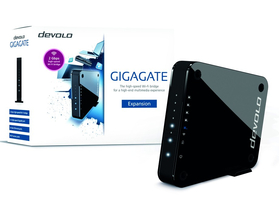 Devolo GigaGate Single adapter 5 portos wifi bridge (4xLAN + 1xGLAN)