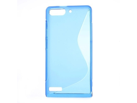 Gigapack kompatibilný chránič guma/silikón Huawei Ascend G6 3G zariadeniu, modrá