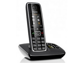 Gigaset C530A vezeték nélküli (DECT) telefon üzenetrögzítővel, bébiőr funkcióval, fekete