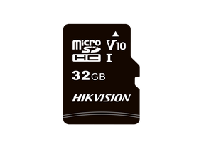 Hikvision MicroSD kártya - 32GB microSDHC™, Class 10 and UHS-I, TLC ,V10 (R/W Speed 92/20 MB/s)