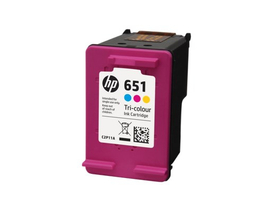 HP Ink Advantage 651 color toner, 3 farby (C2P11AE)