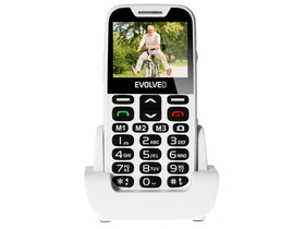 Evolveo EasyPhone XD EP600 kártyafüggetlen mobiltelefon idősek számára, White