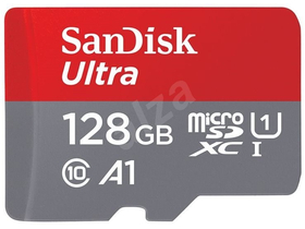 SanDisk 215422 microsd ultra android kártya 128gb, 140mb/s,  a1, class 10, uhs-i