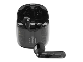 JBL T225TWS True Wireless Bluetooth слушалки, Ghost Edition, прозрачни-черни