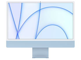 Apple iMac 24" počítač, Retina 4,5 K, Apple M1 čip, 8-core CPU, 7-core GPU, 256GB, modrý