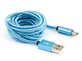 Sbox USB-TYPEC-15BL kaábel M/M-1M, plava (0616320536329)