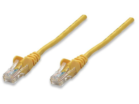 Intellinet 1m Cat5e UTP patch kabel, žuti