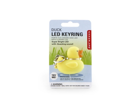 Kikkerland kľúčenka so zvukovým efektom, LED, vo forme kačky