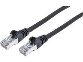 Manhattan Kabel - S/FTP Patch (RJ45 to RJ45, Cat7 600Mhz, LSOH, 100% bakar, 2cm, crni)