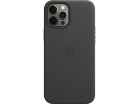 Apple iPhone 12 Pro Max usnjena torbica, črna
