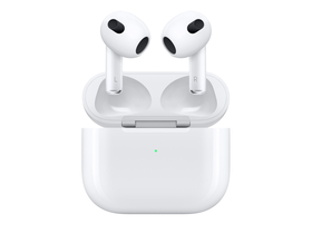 Apple AirPods 3. generacije, bele barve