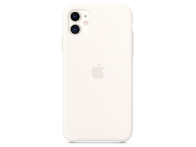 Apple iPhone 11 ovitek iz silikona, bel (mwvx2zm/a)