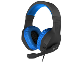 Natec Genesis ARGON 200 Gamer Mikrofonos stereo slušalke, modre