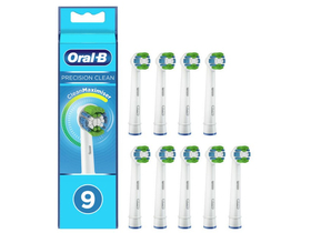 Oral-B Precision Clean Rainbow Ersatzkopf für elektrische Zahnbürsten, 9 Stück