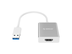 Orico kabel adapter - UTH-SV /138/  (USB-A 3.0 to HDMI, 1080p, srebrni)