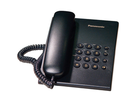Panasonic KX-TS500HGB Analogtelefon (schnurgebunden) , schwarz