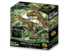Dinoszauruszok neon puzzle, 100 darabos