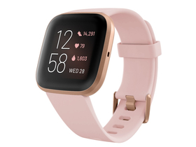 Fitbit Versa 2 fitnes hodinky (NFC), ružové/meď