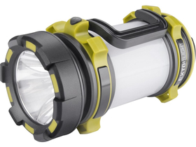 Extol LED-Leuchte, wiederaufladbar;  350 Lm, austauschbarer Li-Ionen-Akku, 2600 mAh, Powerbank-Funktion, sturzsicher