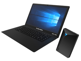 Navon Nex 1506R notebook, HUN, čierny + Windows 10 Pro