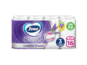 Zewa Deluxe 3 slojni toaletni papir, snovi lavande, 16 rola