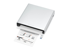 Satechi Aluminum Monitor Stand Hub for iMac, Silver