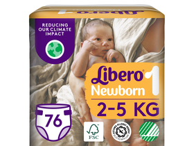 Libero Newborn Höschenwindeln, Größe: 1, 2-5 kg, 76 Stück 7322541884028