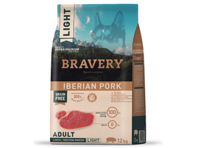 Bravery Light suché krmivo pre psov, ošípané, 12 kg