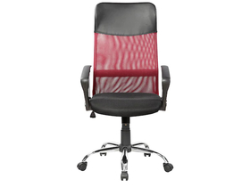 Kring Fit ergonomična uredska stolica, crna/crvena