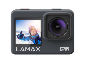 Lamax Action X9.2, 4K 60 fps, wasserdichte Sportkamera mit Fernbedienung und externem Mikrofon