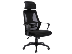 Crocus Neo Mesh ergonomická kancelárska stolička, čierna
