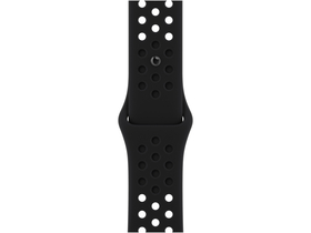 Apple Watch 41 mm, Nike-Armband, schwarz/schwarzes Nike-Sportarmband