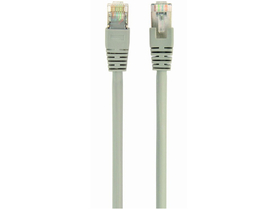 GEMBIRD Cat6a S/FTP kabel, PP6A-LSZHCU-5M, LSZH, měď, 5 m, šedý, AWG27