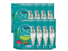 Purina One Dual Nature Adult Trockenfutter, Rind, 8x750g