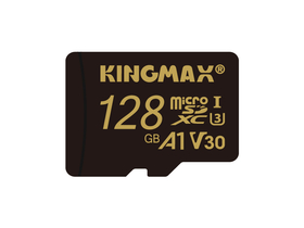 Kingmax 128GB micro SD Pro Extreme class 10 w/UHS-3 V30 A1 memóriakártya + adapter