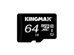 Kingmax 64GB microSD Pro class 10 w/UHS-1 memóriakártya + adapter