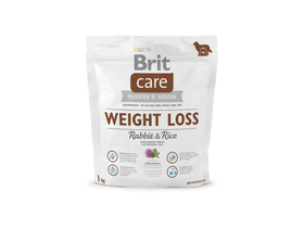 Brit Care Weight Loss Hunde-Trockenfutter, Kaninchen&Reis, 1 kg